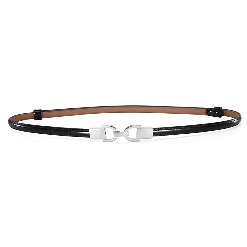 19 Colors Women's Leather Belts Fashion Skinny Thin Belt Adjustable Waist Strap with Gold Alloy Buckle 2019 Designer Female |