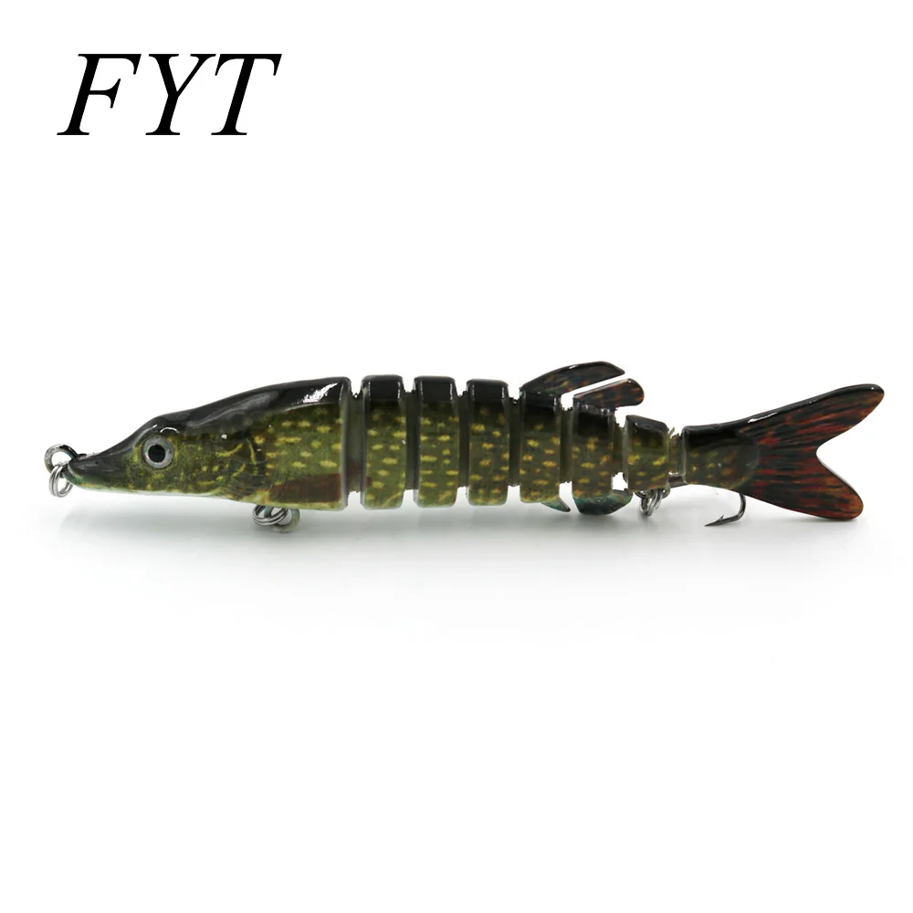 Рыболовные воблеры Реалистичная рыболовная приманка 8 сегментов свимбейт