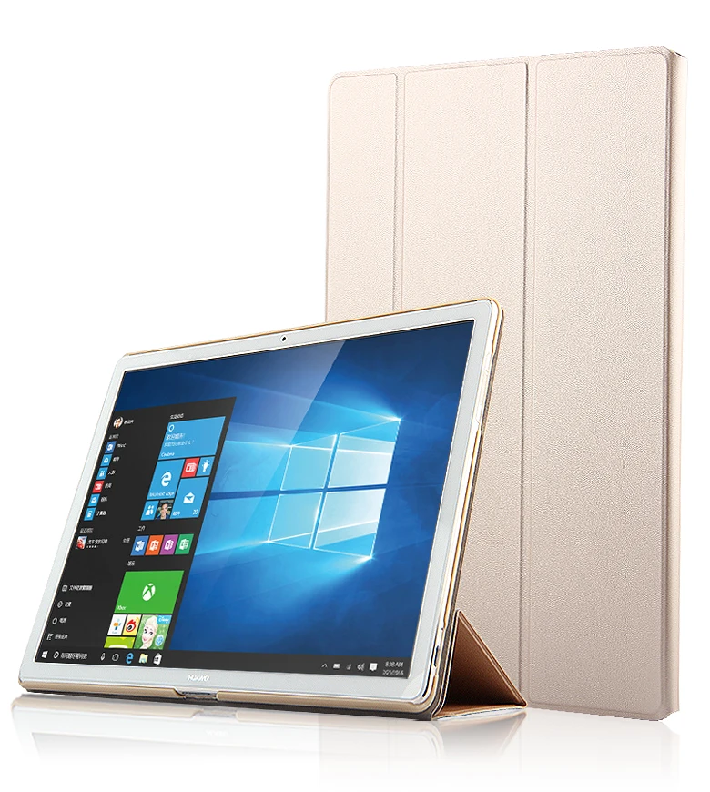 Для Huawei MateBook HZ W09 W19 12 дюймов планшет высокое качество 3 папки Стенд PU кожаный чехол бизнес защитный чехол|leather