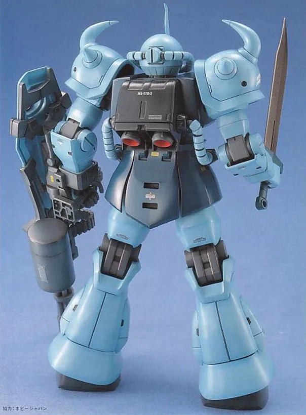 Bandai Gundam 1/100 MG MS-07B-3 Gouf Custom B3 мобильный костюм сборные модели наборы экшн-фигурки |