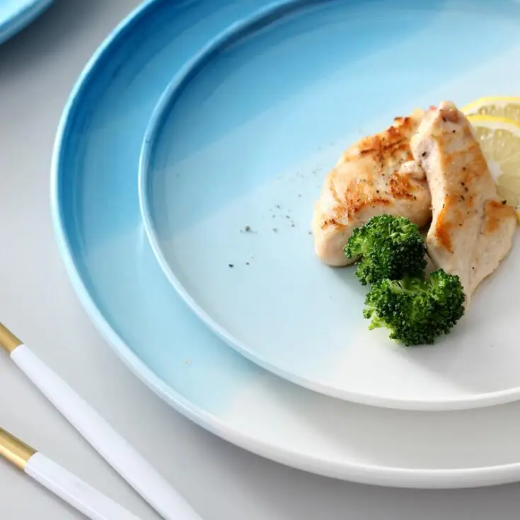 TECHOME элегантные столовые тарелки в европейском стиле для ресторана дома стейк