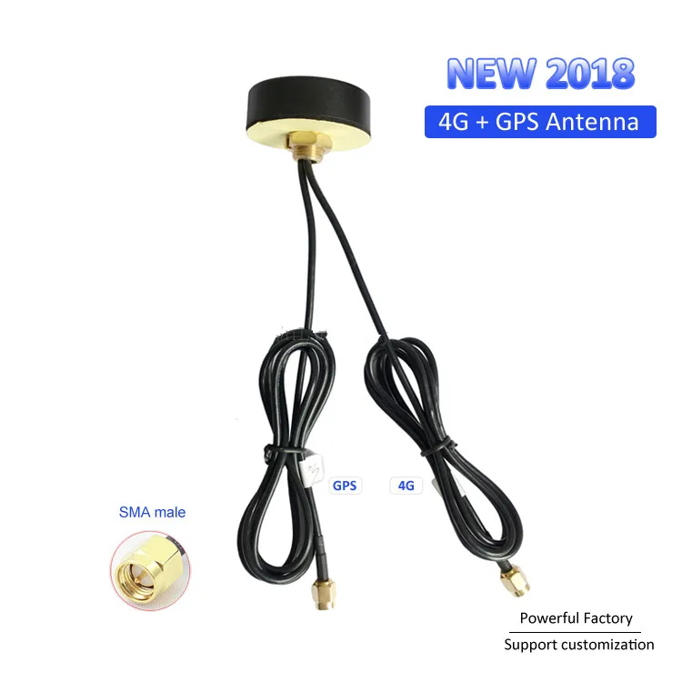 Внешняя антенна Mimo с GPS 2 4g Wi Fi 2x2 3G LTE 1 м кабель разъем SMA M шт.|Антенны для связи| |