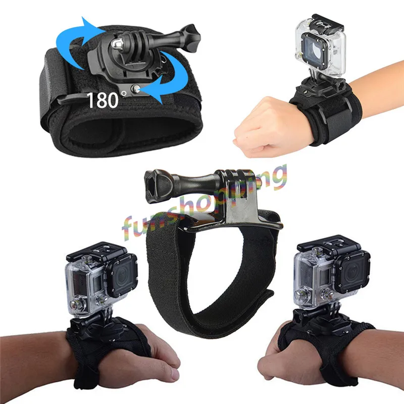 Комплект аксессуаров для Gopro шлем нагрудный ремень крепление на голову монопод Go