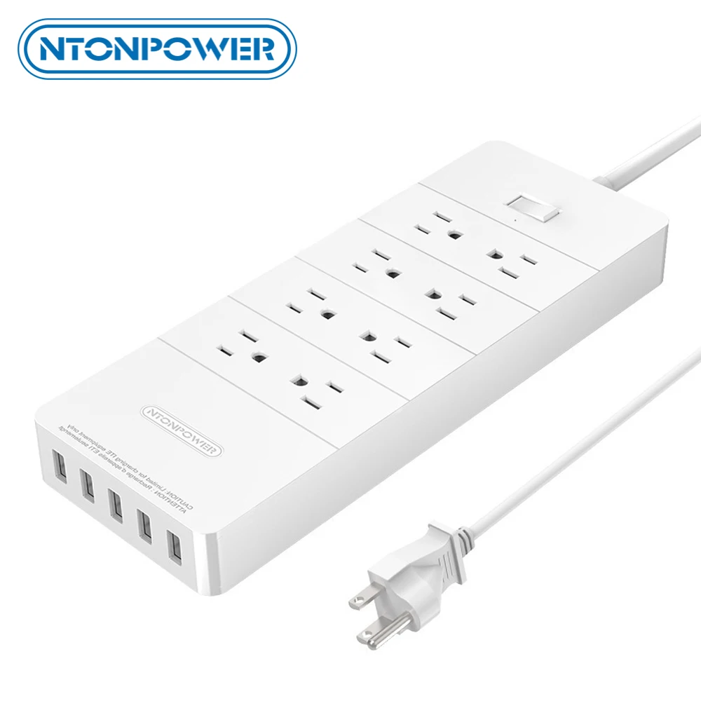 NTON POWER HPC USB защита от перенапряжения ETL США штекер 8AC розетка с зарядным
