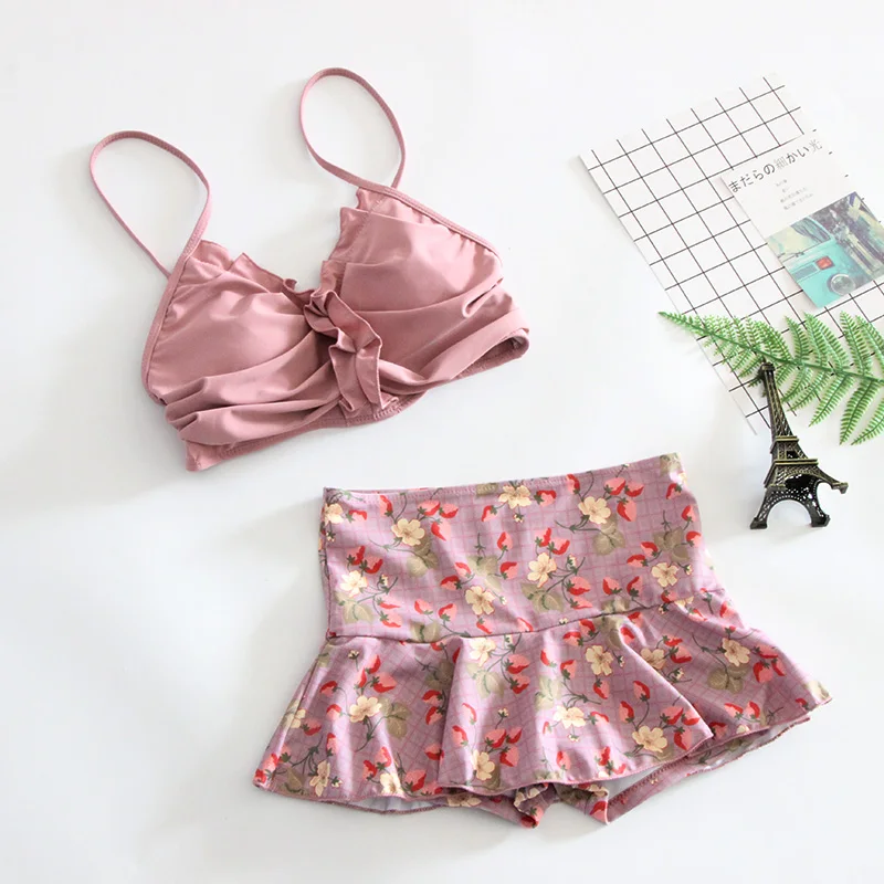 Maillot De Bain купальник темперамент Печать комфорт грудь личности Тип Разделение