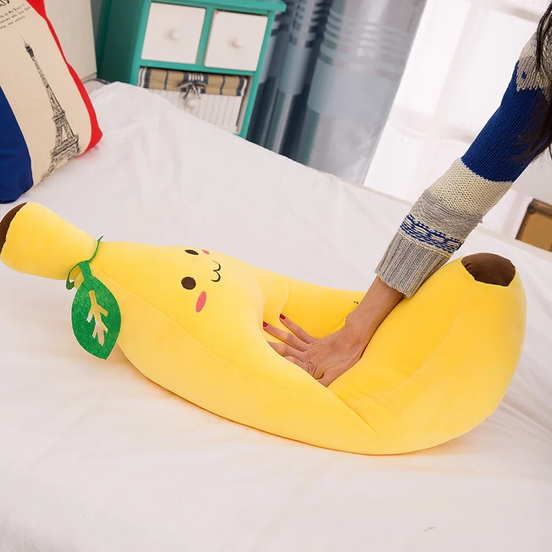 50/70cm banana plush toys food for children fruit pillow halloween cute | Игрушки и хобби