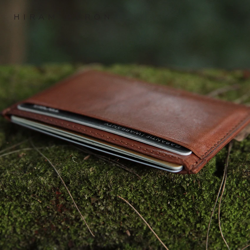 Кошелек мужской кожаный с RFID блокировкой и отделением для карт|card holder rfid|leather card