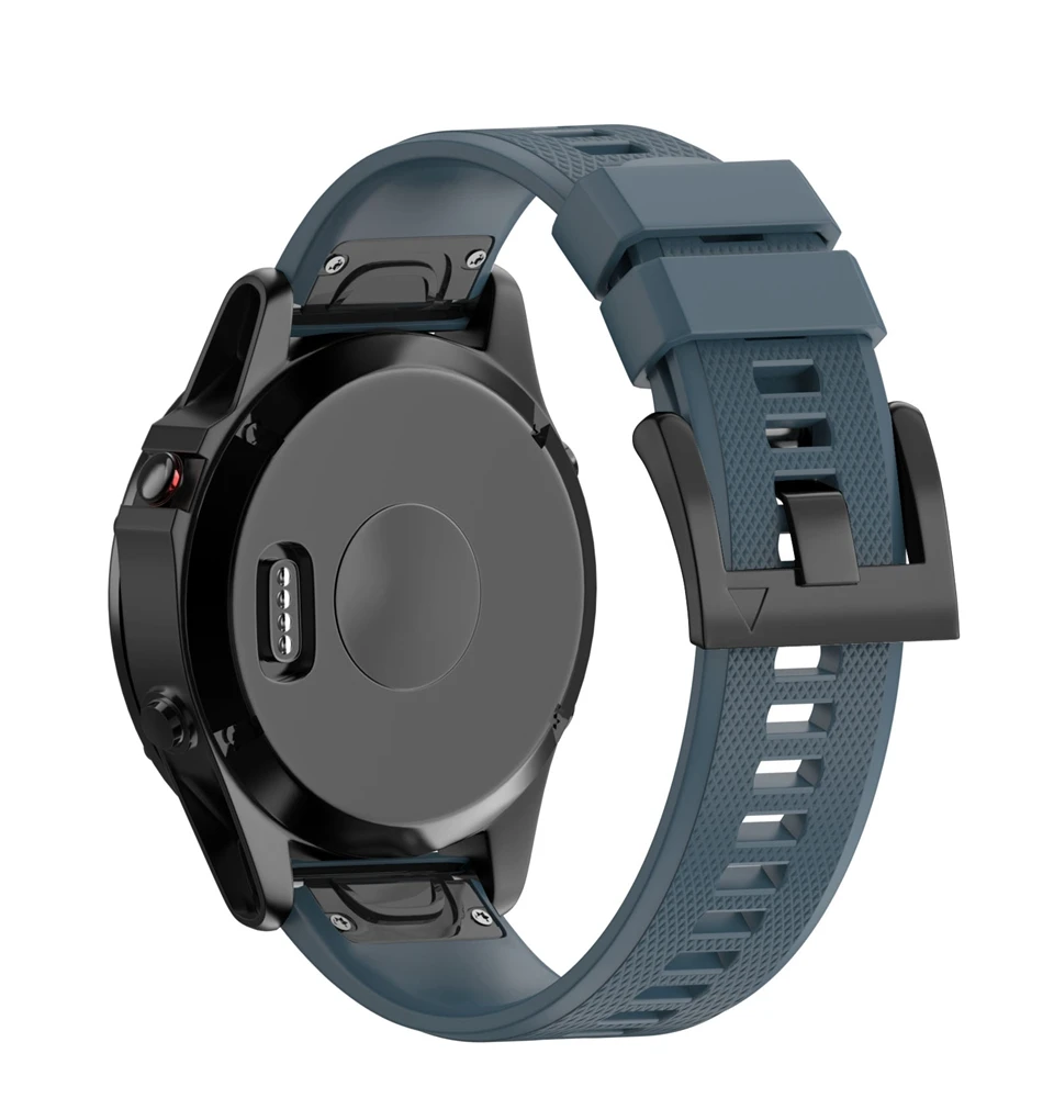 26 мм ремешок для Garmin Fenix 5X/Fenix 3/Fenix 3 HR ремешок для часов спортивные умные часы чистый цвет легко снимаемый силиконовый ремешок для часов