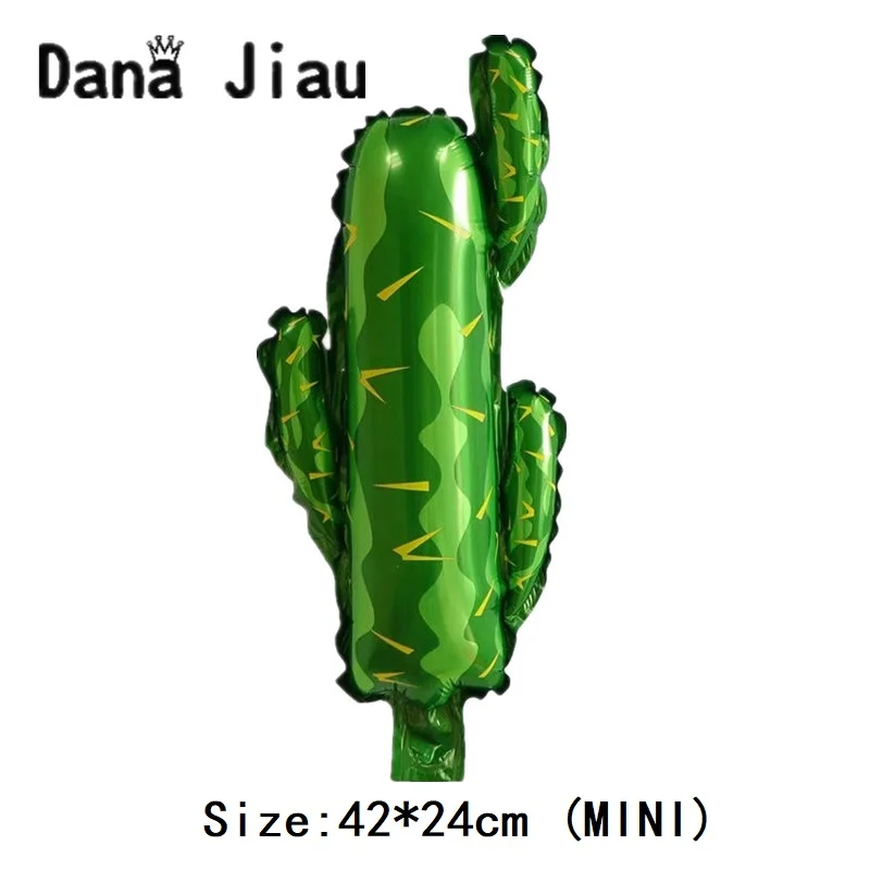 Новая корона Розовый фламинго фольгированный воздушный шар в стиле кактуса INS с