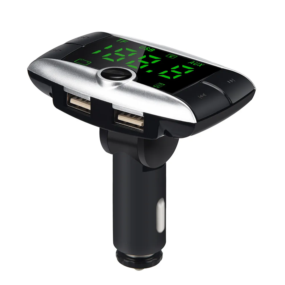 Беспроводной Bluetooth fm-передатчик модулятор Автомобильный комплект MP3-плеер двойной USB зарядное устройство YJJ2