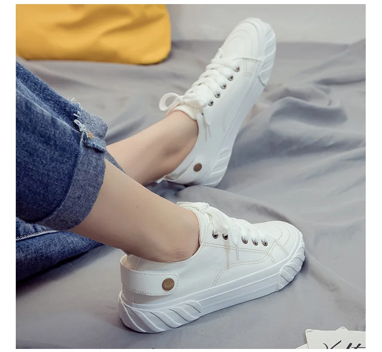 Новинка года; удобная повседневная Тканевая обувь без каблука; zapatos de mujer; женские кроссовки; цвет черный, белый; Вулканизированная обувь; X6