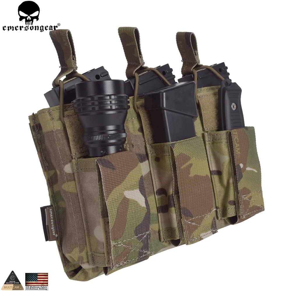 EMERSONGEAR 5 56 тройная с открытым верхом сумка для пистолета страйкбольная военная