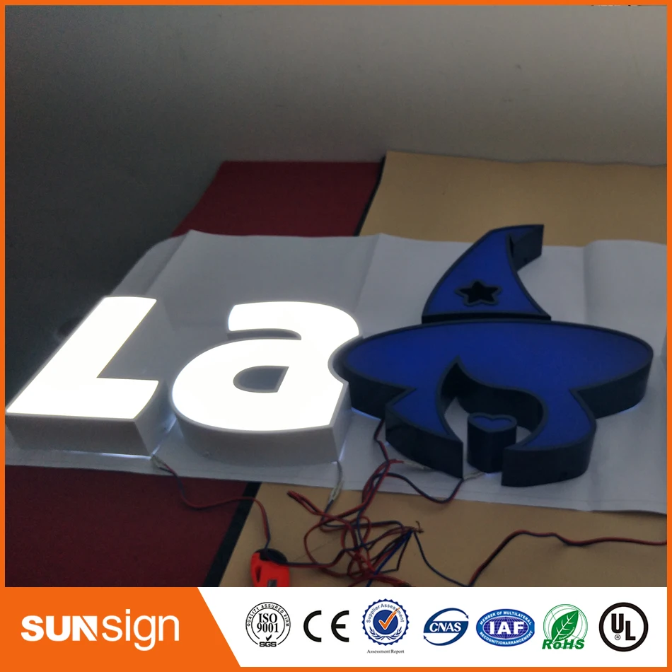 Магазин передние светодиодные знаки буквы передний освещенный Канал Буквы|letter