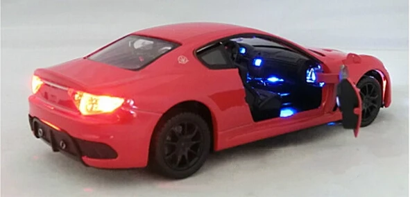 Детские огни и звук Caipo Maserati литая под давлением модель автомобиля 6inch1: 32 Diecasts