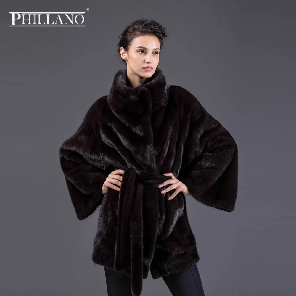 Горящие Товары PHILLANO 2016 Шубы Из Меха Норки Скандинавия Дания Женская Куртка