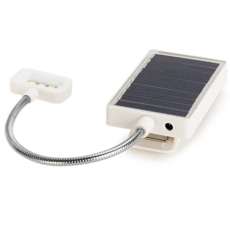 LED Book Light Mini solar led Clip Multi-Use Adjustable Led Table Lamp For Bedroom Reader Christmas Gifts Solar Camping | Освещение
