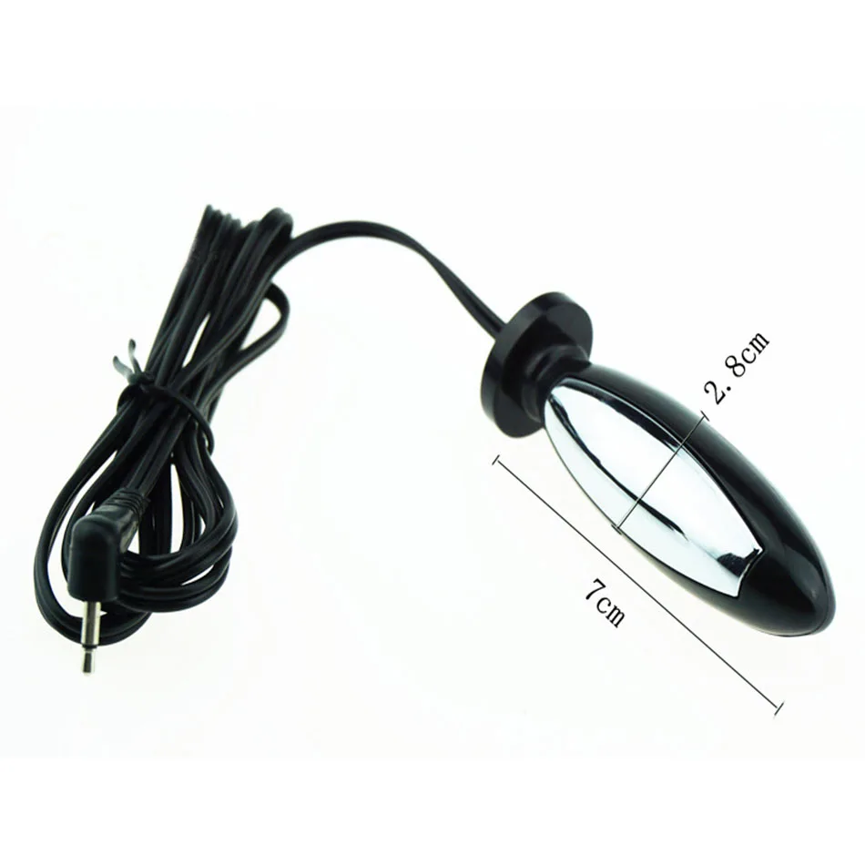 Анальная влагалищная пробка с электрическим током электрический массаж секс