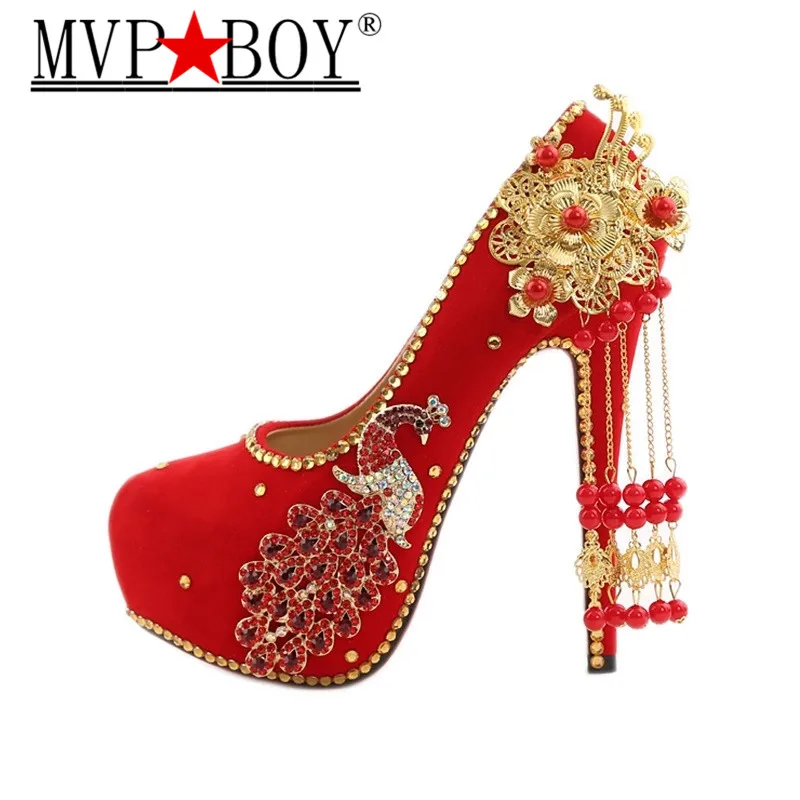 Туфли MVP для мальчиков и женщин брендовые дизайнерские красные свадебные туфли