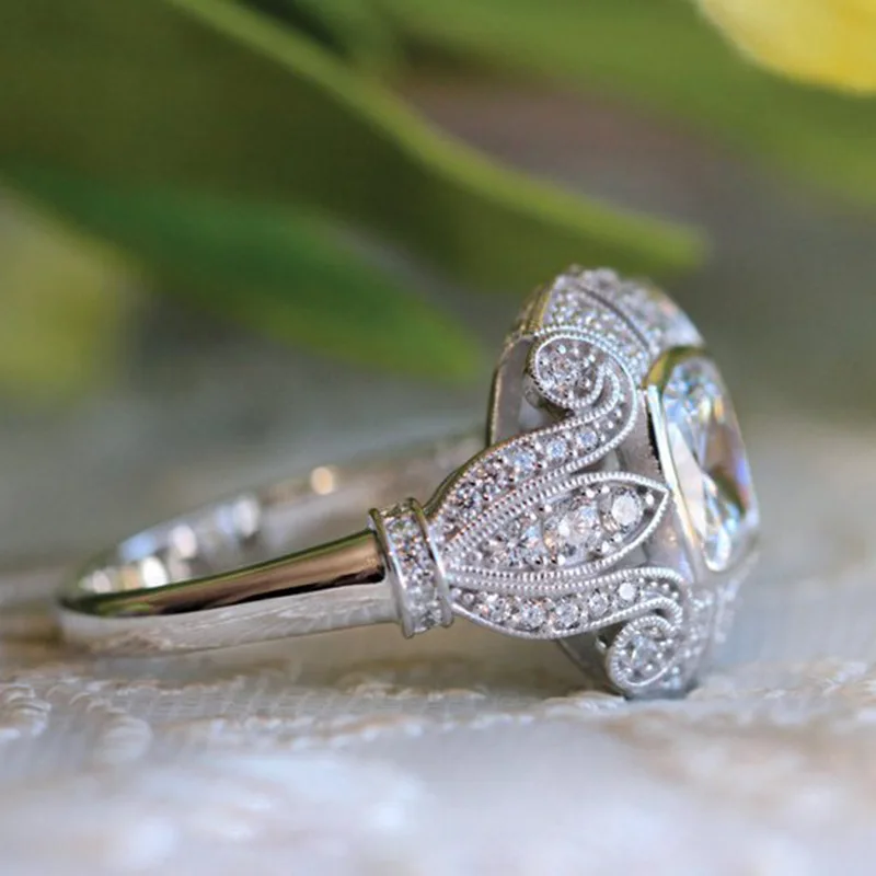925 Anillos серебряное классическое женское кольцо с кубическим цирконием, ювелирное изделие с уникальным узором для свадьбы, кольца для мужчин и женщин, подарки