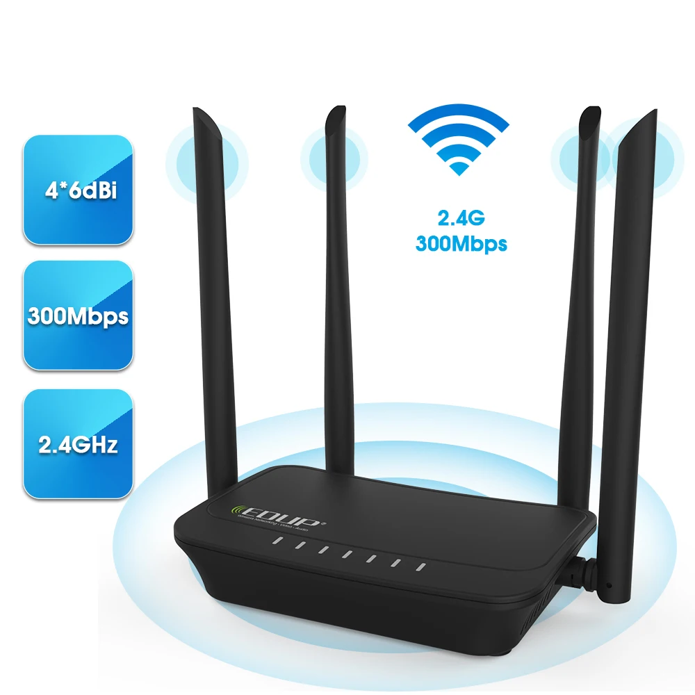 EDUP 300 Мбит/с беспроводной wi fi маршрутизатор 2 4 ГГц сигнала Extender 802.11n ретранслятор *