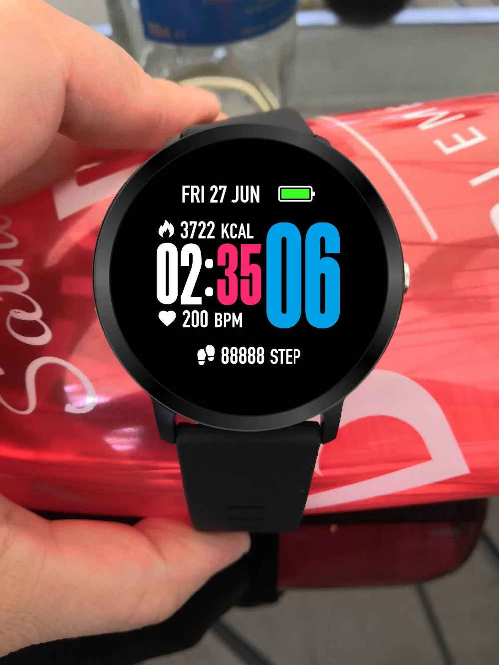 Смарт-часы TimeOwner V11, 1,3 дюймов, экран из закаленного стекла, IP67, водонепроницаемые, для мониторинга сердечного ритма, для мужчин и женщин