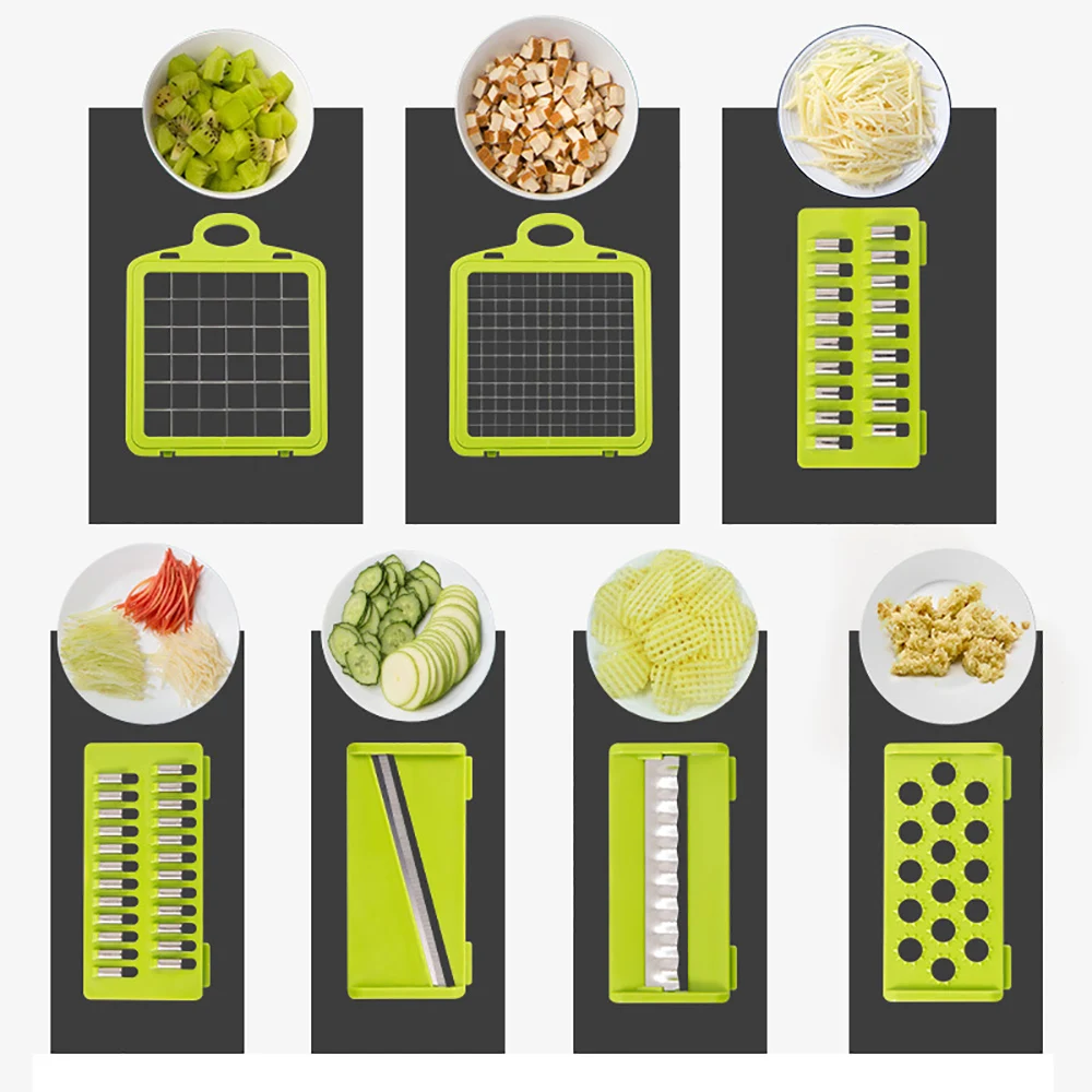 Многофункциональный Овощной режущий лук нож для еды картофель резак Чоппер чип
