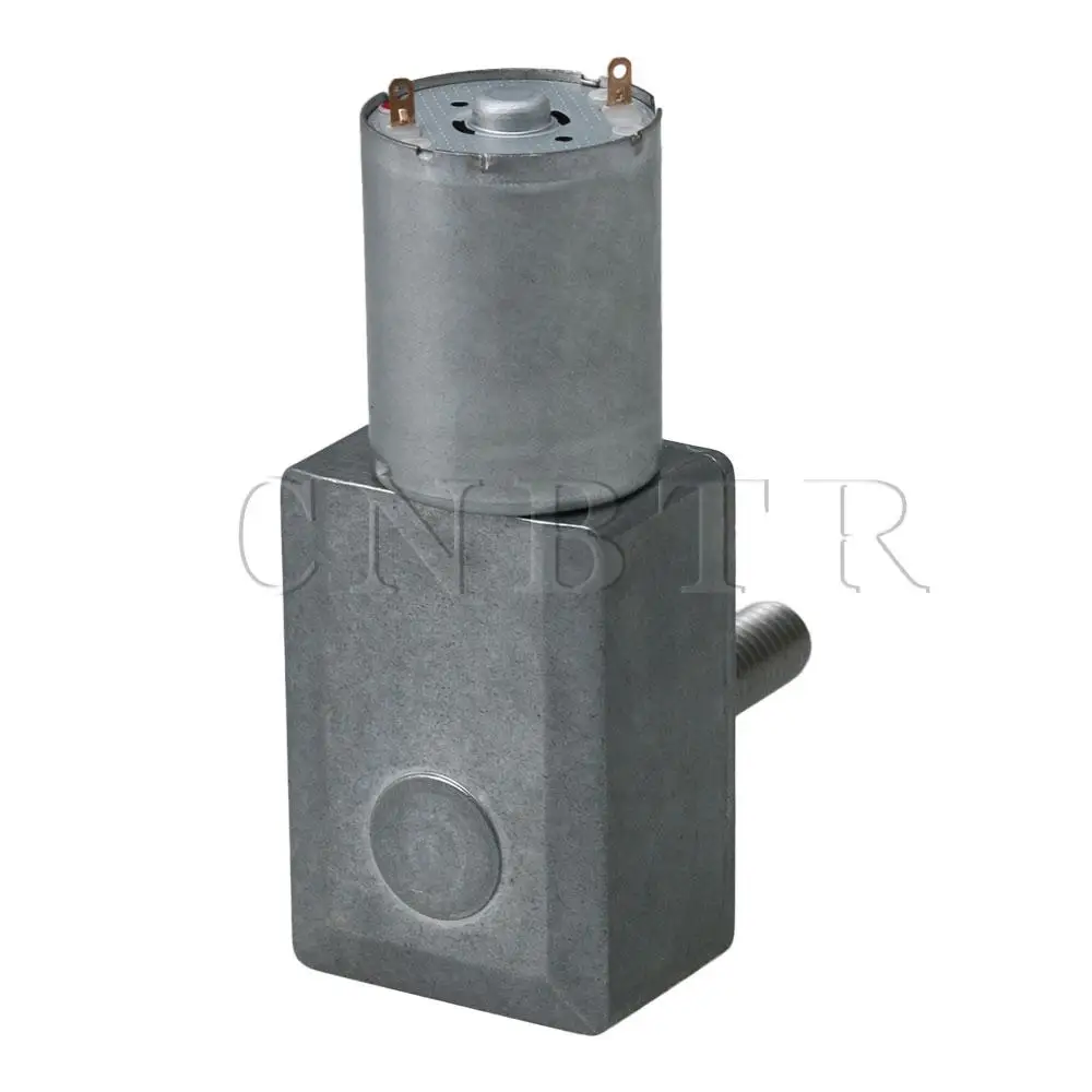 CNBTR DC 12V Worm Gear Reducer Motor 55RPM Self-Lock M8 Screw Output Shaft | Инструменты