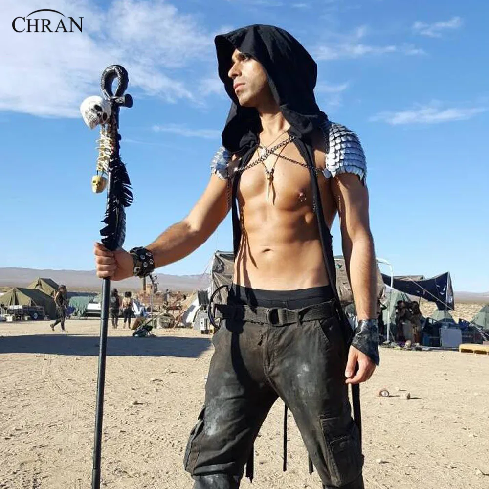 Новинка роскошное мужское и женское ожерелье Chran в стиле панк Chainmail многослойная