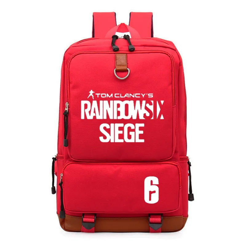 WISHOT GAME Tom Clancy's Rainbow Six Siege, рюкзак для подростков, мужчин, wo, мужские школьные сумки, дорожные сумки для ноутбука, светящиеся - Цвет: 1
