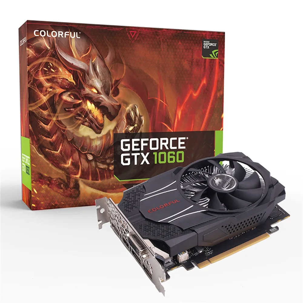 Видеокарта GTX1060 Mini OC 6G GDDR5 192 бит PCI Express игровая видеокарта кабель питания для