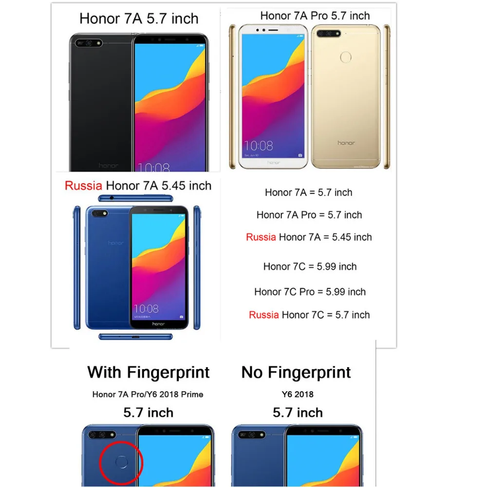 Чехол для Huawei Honor 7A силиконовый чехол Pro Prime Y6 2018 мягкий защитный из ТПУ Hoesje Coque Funda