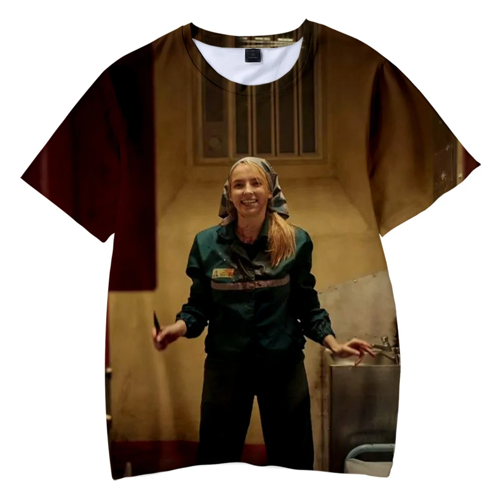 Футболка детская в стиле хип хоп с принтом: Killing Eve TV|Сочетающаяся одежда для