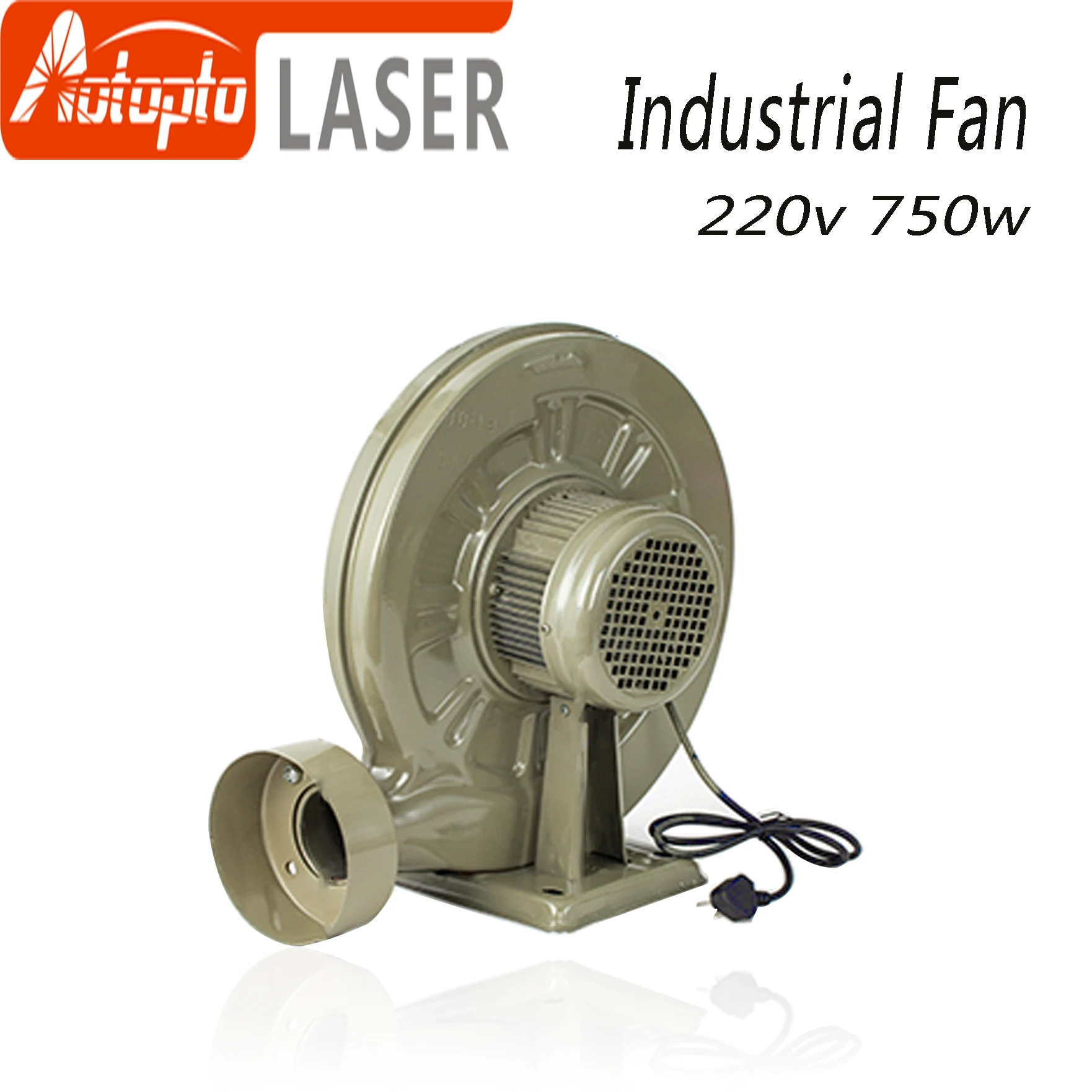 220V 550W  750w Exhaust Fan Air Blower Centrifugal for CO2 Laser Engraving Cutting Machine Medium Pressure Lower Noise