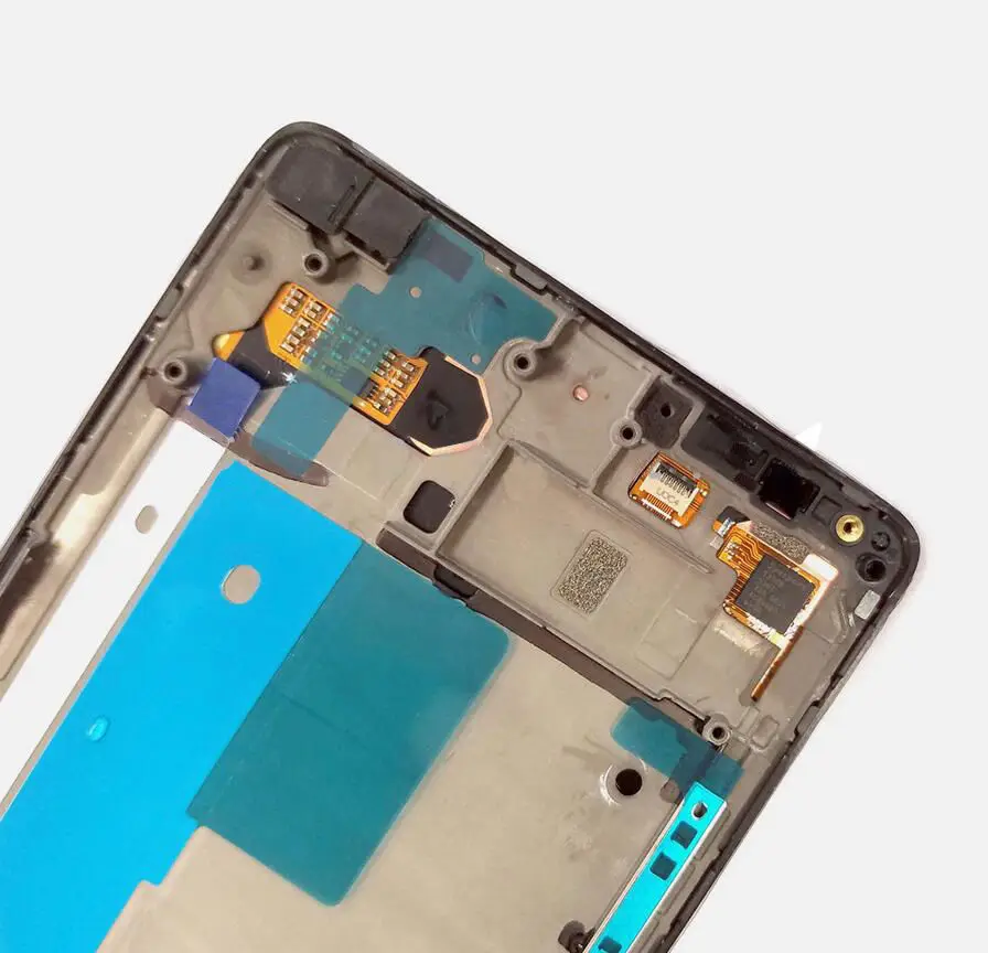 Черный Для 5 7 &quotMicrosoft Nokia Lumia 950XL сенсорный экран LCD сборка и дигитайзер для рамки 950