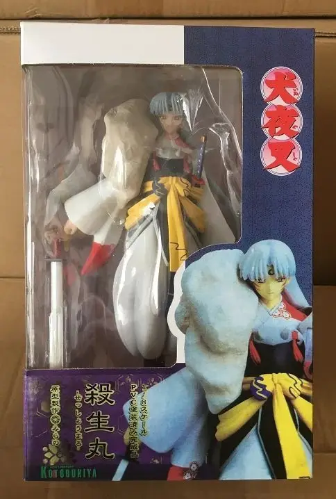 Инуяша Sesshomaru аниме иены Одна деталь ПВХ Модель Коллекция за I Bambini Della Ragazza Amante Regalo