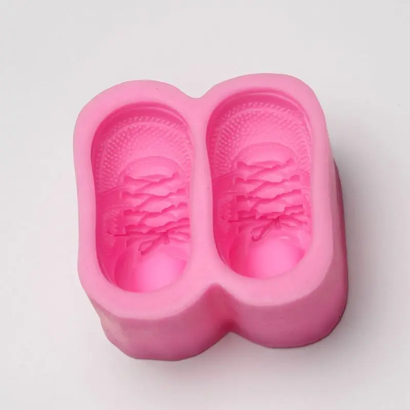 Двухслойная Форма для обуви DIY ручной работы силиконовая форма мыла|mold silicone mold|molde