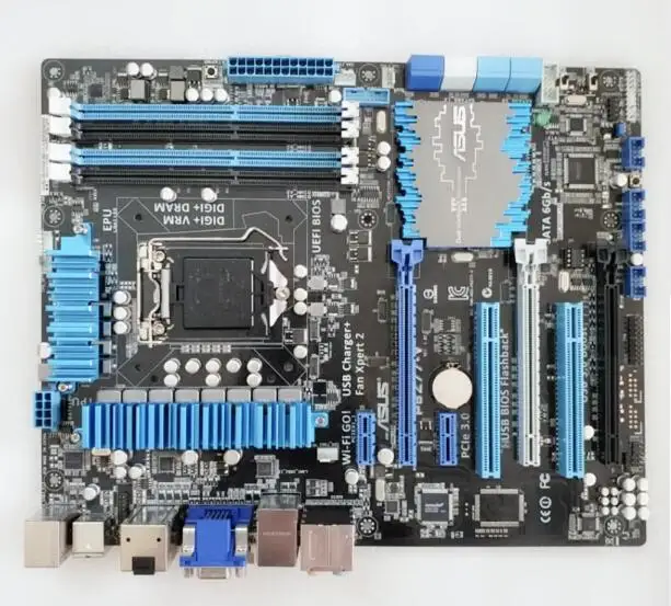 Оригинальная материнская плата ASUS P8Z77-V DDR3 LGA 1155 USB2.0 USB3.0 32GB VGA DVI HDMI Z77 настольная материнская плата