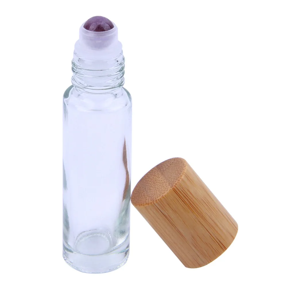 1 шт. натуральные хрустальные шариковые стеклянные бутылки эфирного масла с