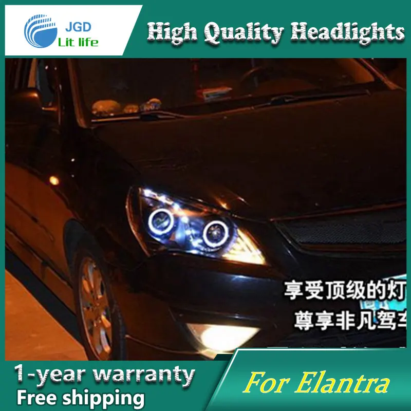 Высококачественный чехол для стайлинга автомобиля Hyundai Elantra 2008 2010 фары