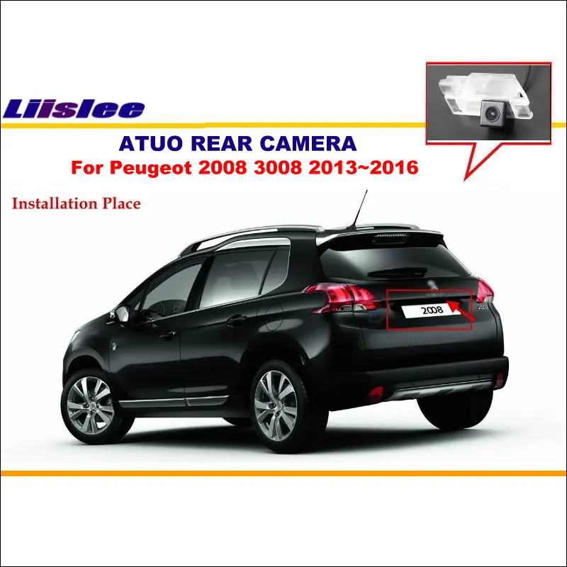 Камера заднего вида для peugeot 2008 3008 2013~ светильник для номерного знака OEM/Автомобильная камера заднего вида/HD CCD ночное видение
