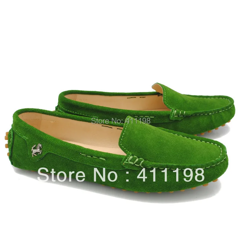 GZYIBU леди Горох мягкая вождения скольжения на Loafers плоские мокасины женские обувь