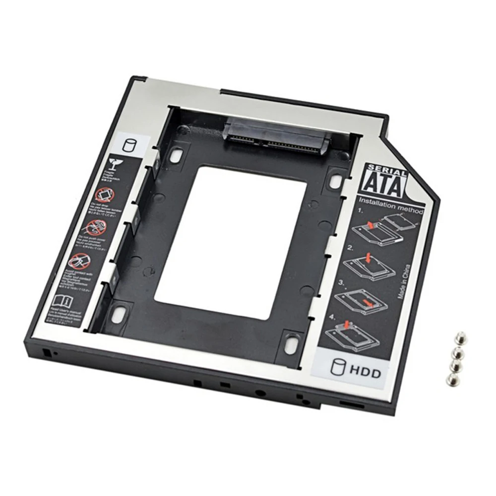 HDD Caddy 9 5 мм SATA 3 0 2 "чехол для SSD корпус жесткого диска ODD Optical Bay | Компьютеры и офис