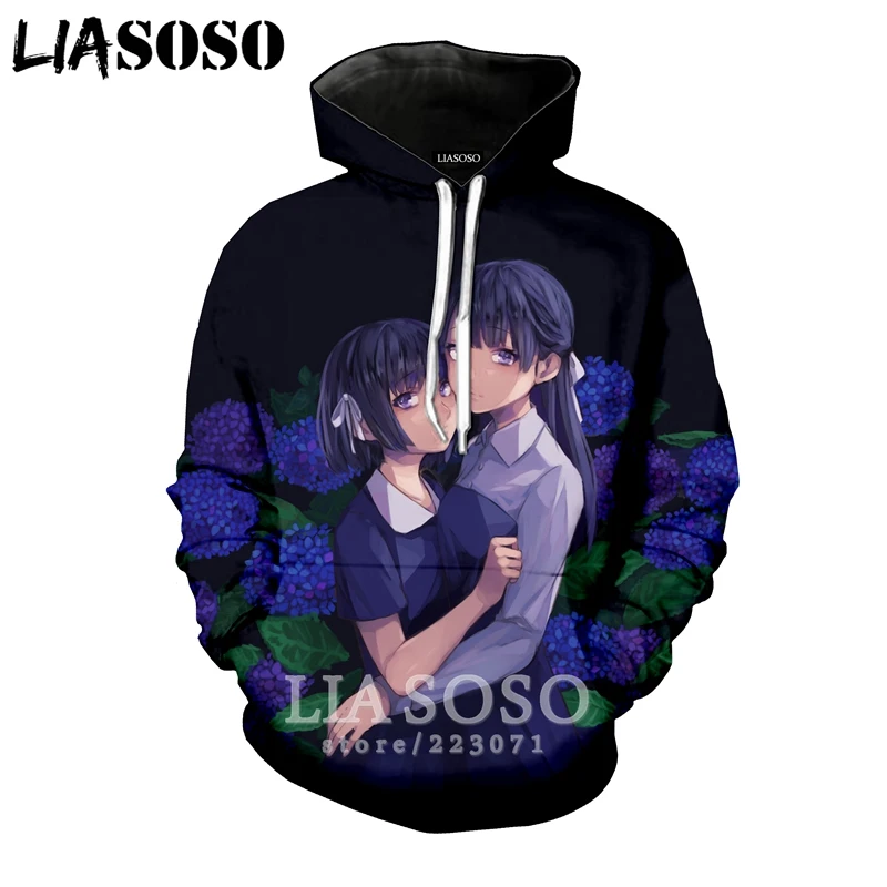 LIASOSO Зимний Новый Модный свитшот для мужчин и женщин с 3D принтом аниме Fate Stay Night