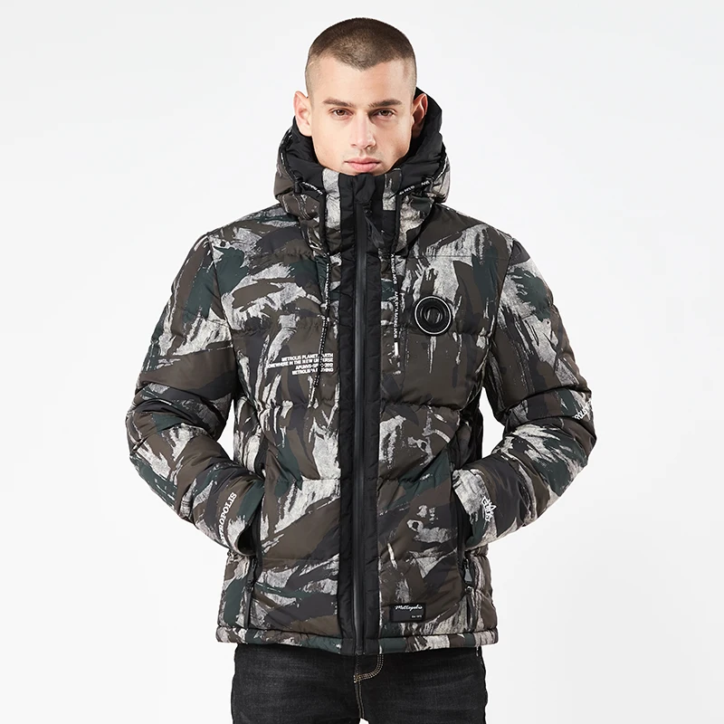 

New arrival 2018 autumn and winter warm coat men brand camouflage coat mens hooded thick jackets men chaqueta capa manteau