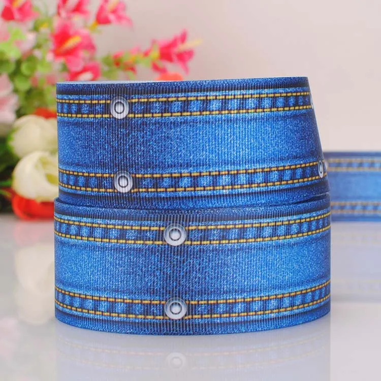 1/2 &quot38 мм джинсы с цветами Лента печатная корсажная лента бесплатная доставка |