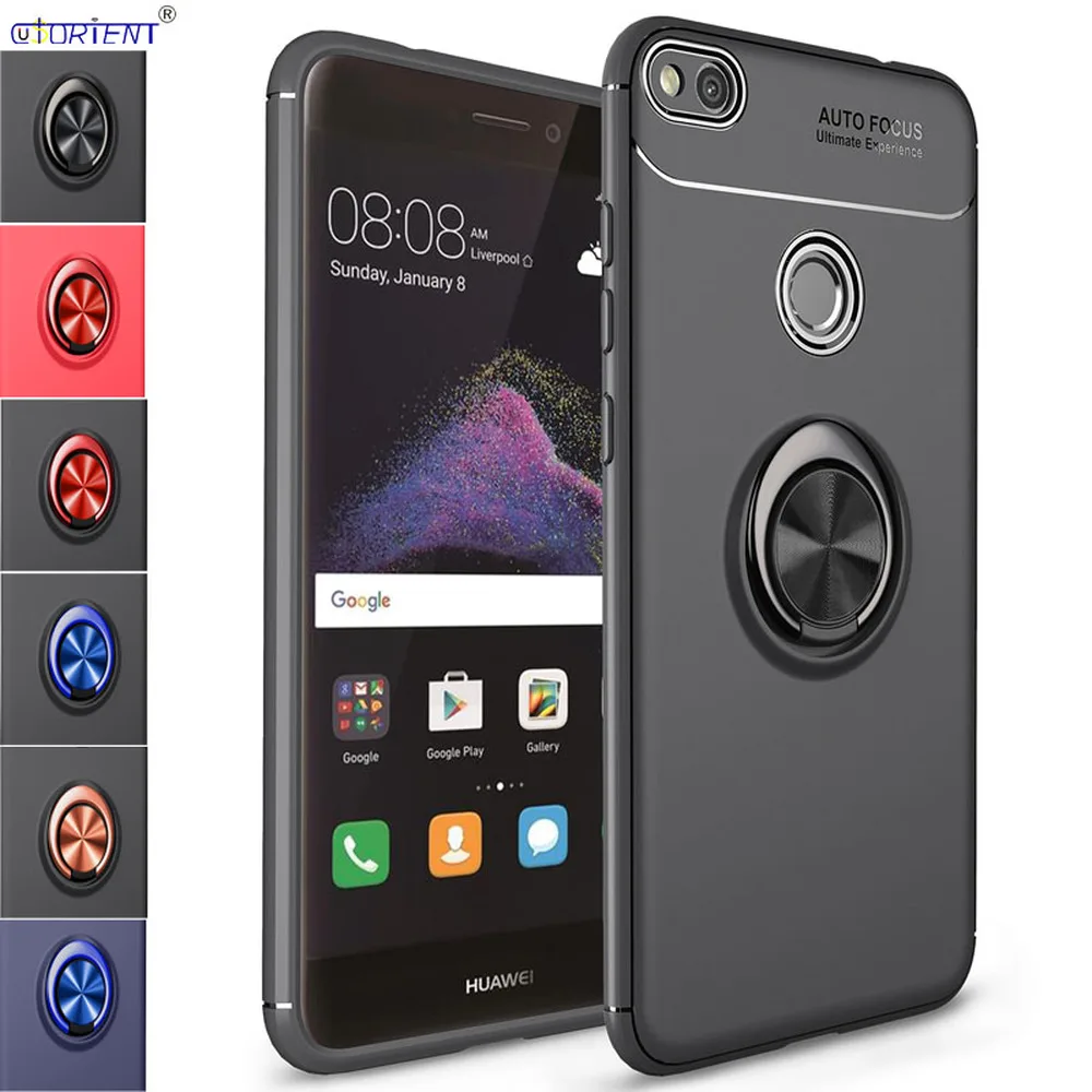 Для Huawei Honor 8 Lite металлический чехол подставка GR3 Nova P9 P8 2017 бампер PRA LX1 LA1 TL10|Бамперы|