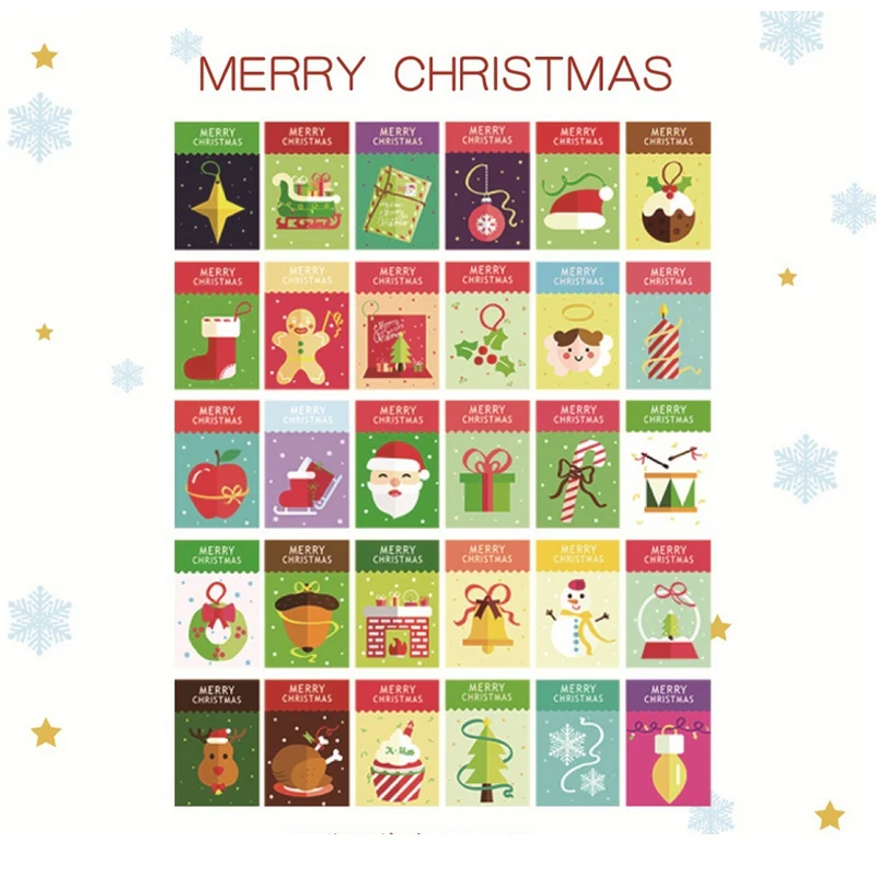 30 шт./компл. брендовая открытка для влюбленных Рождественская на день рождения