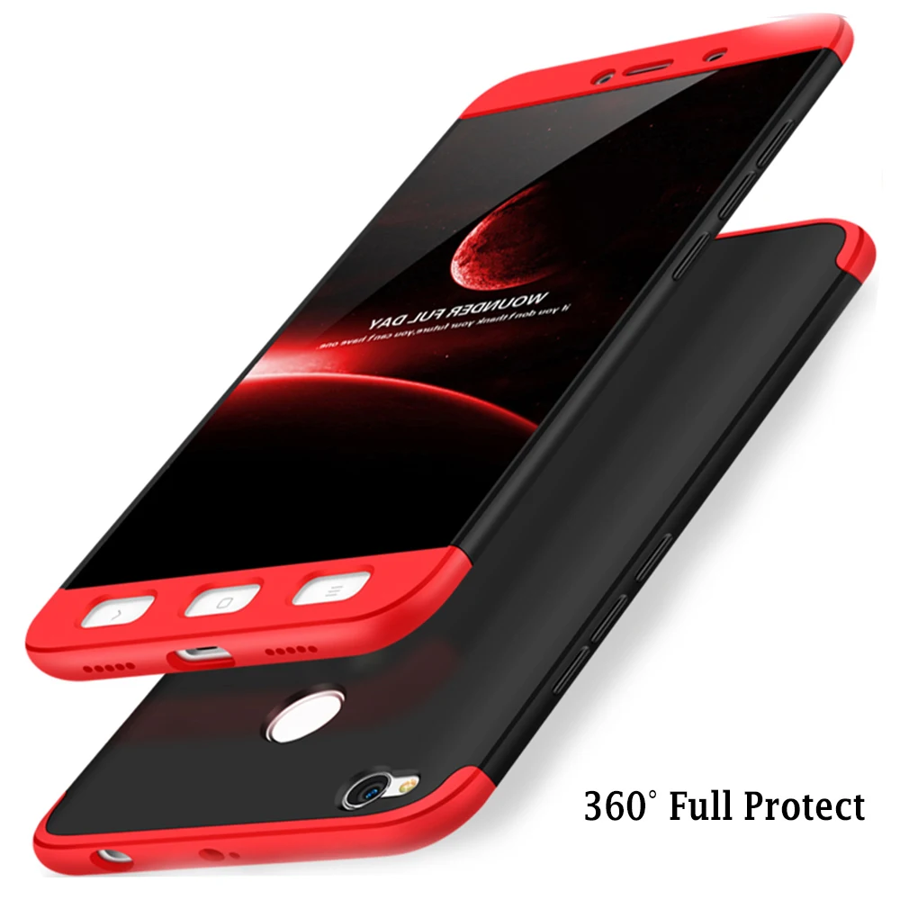 Оригинальный ультратонкий чехол для Xiaomi Redmi 4x с полной защитой 360 градусов модный