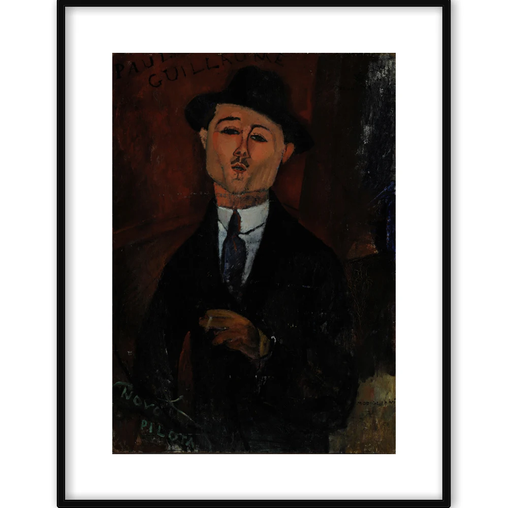 Холст Художественная Печать пол Гийом Ново пилота от Amedeo Modigliani всемирно