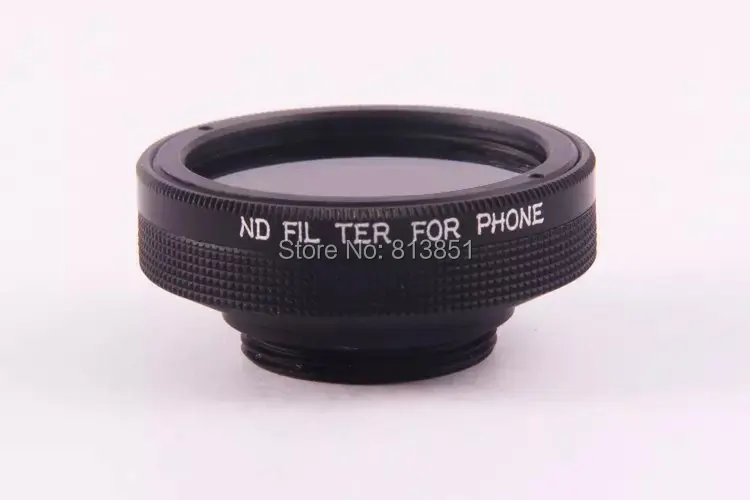 Black Universal ND Dimming Filter Lens For Samsung Galaxy Note Edge 4 S5 mini S6 edge A5 iPhone 6 PLUS 5 5S Smartphone |
